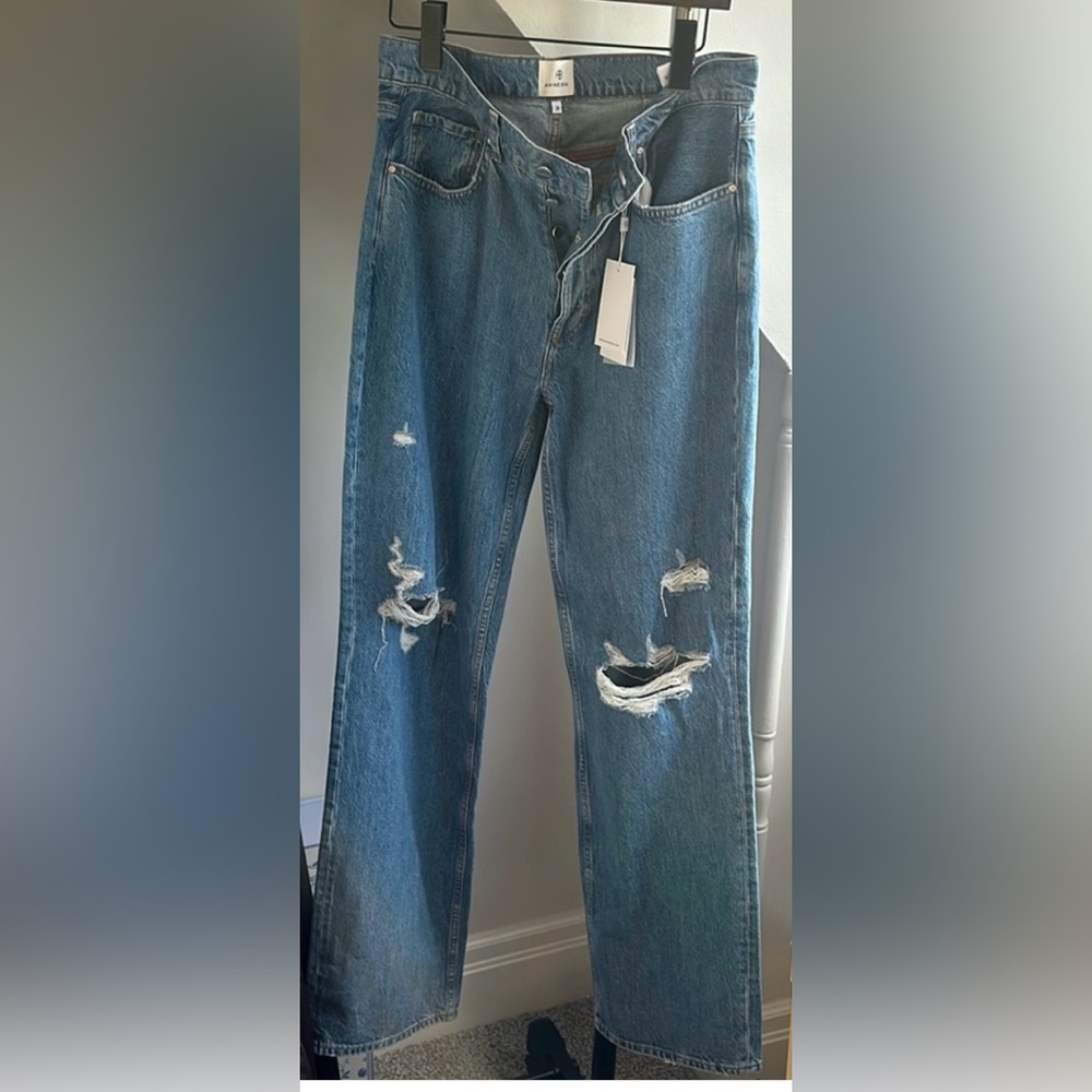 NWT ANINE BING gio HIGH RISE JEANS